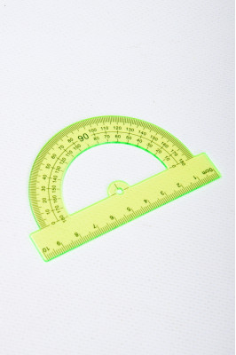 Транспортир, 10см, 180 градусів